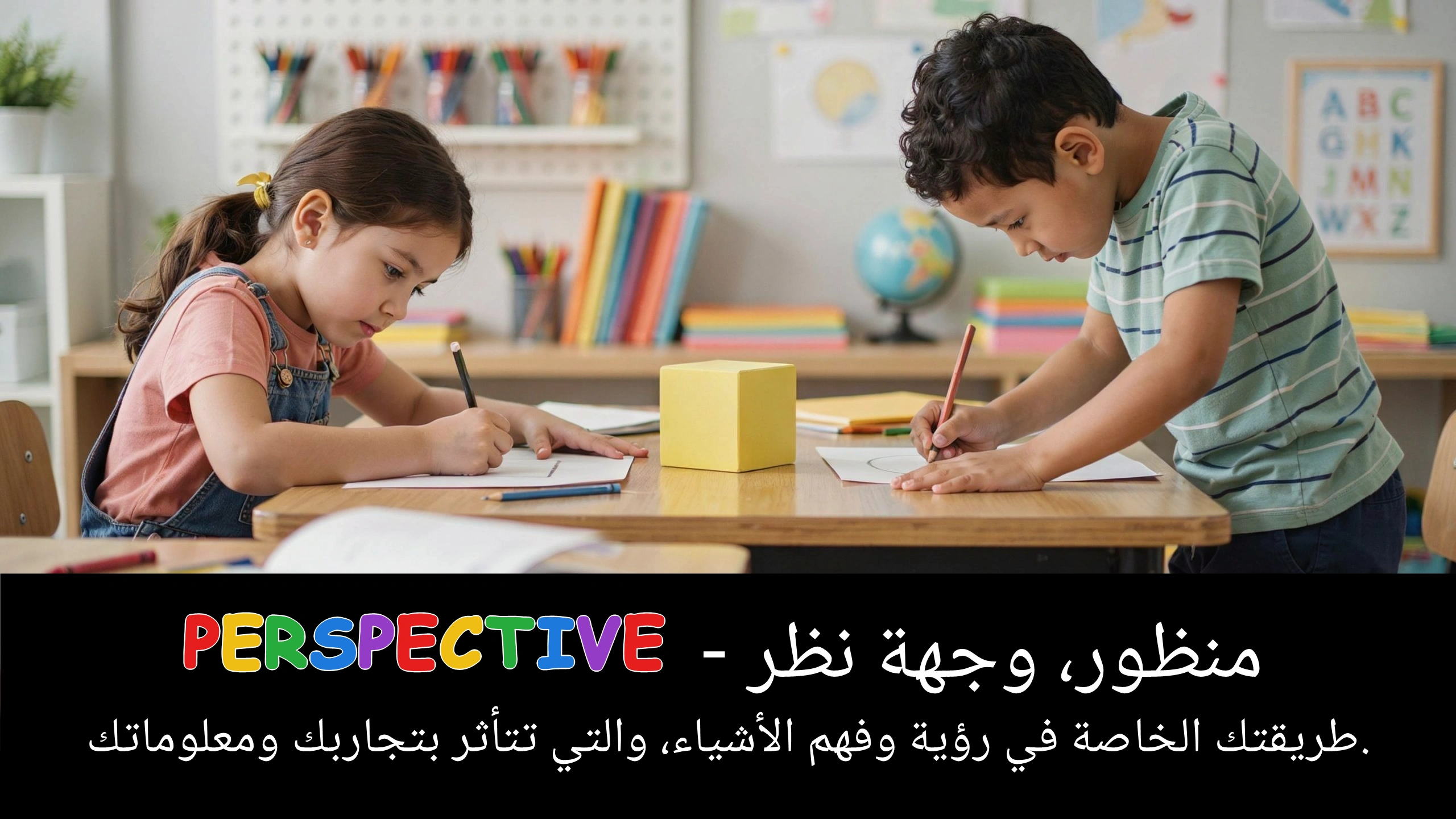 Arabic Illustration for perspective